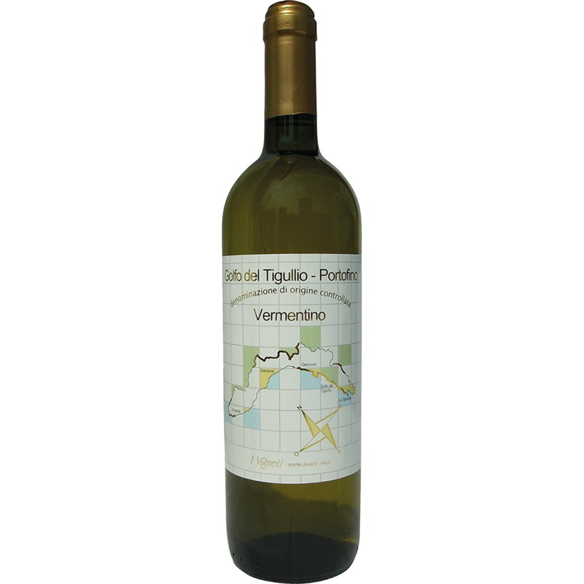 Vino Bianco Vermentino Golfo Tigullio DOC I VIGNETI 750 ML Coop Shop