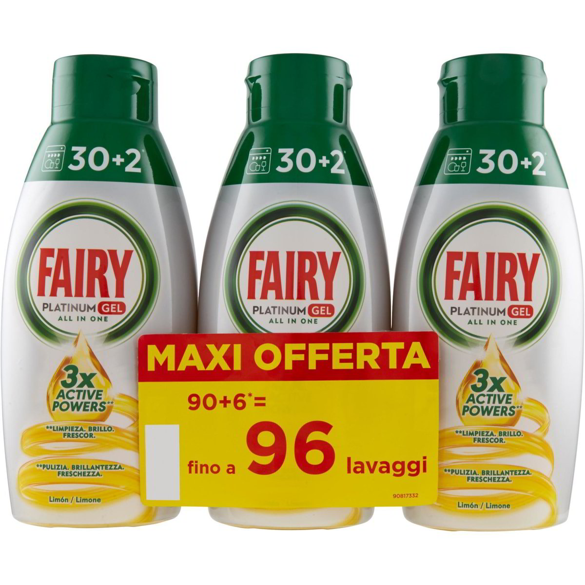 Detersivo Gel Lavastoviglie Platinum Limone Lav Fairy Ml Coop Shop