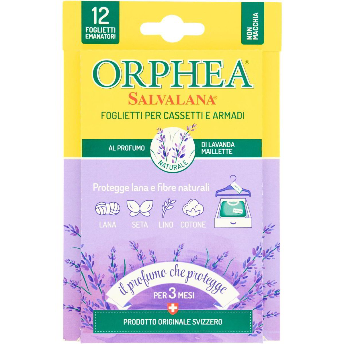 Antitarme Salvalana Foglietti Profumo Lavanda X Orphea Pz Coop Shop