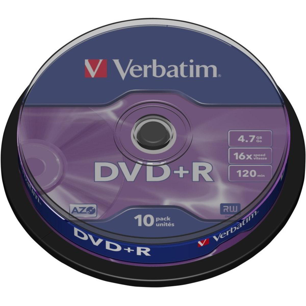 Dvd R 4 7gb 120min 16Xspeed X10 VERBATIM 1 PZ Coop Shop