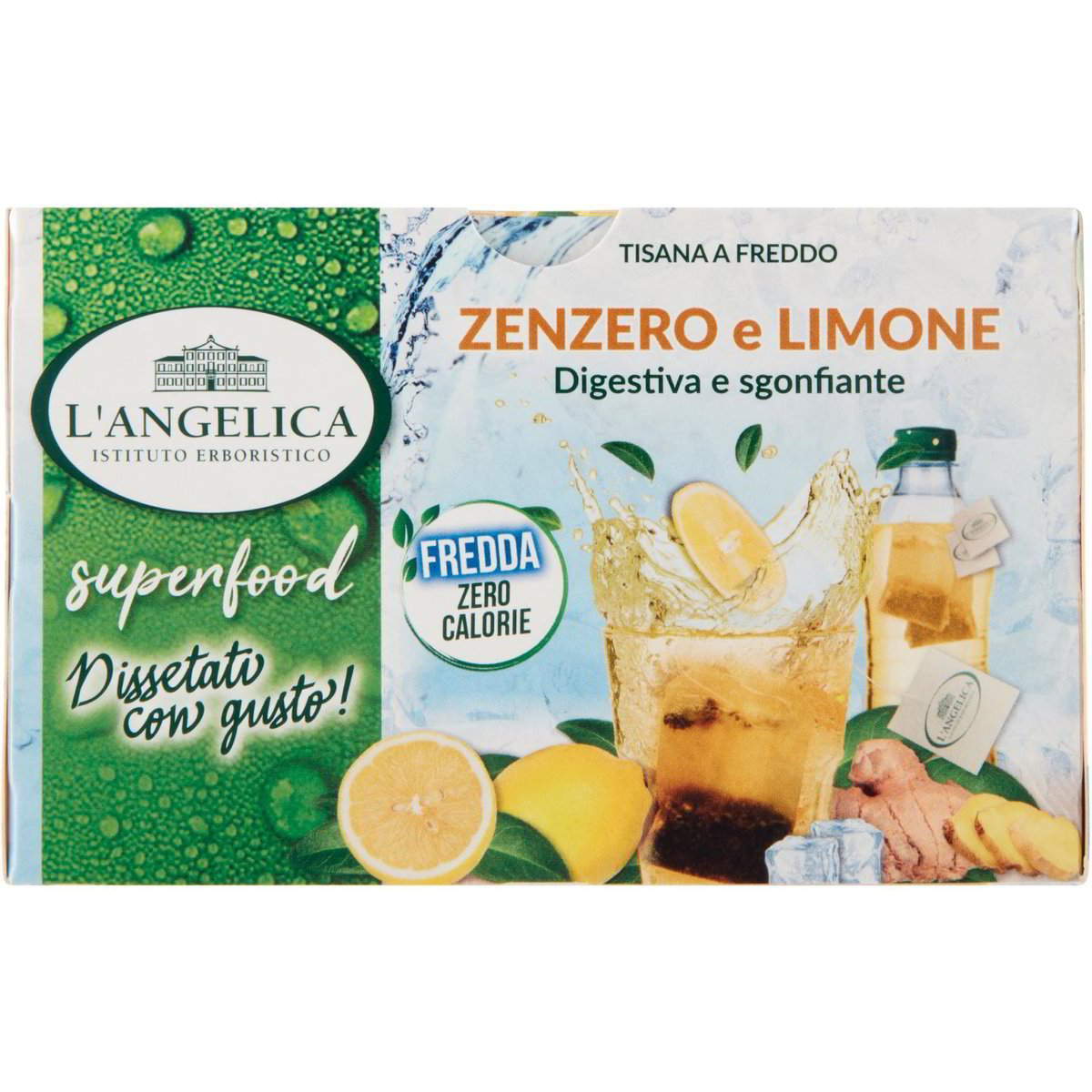 Tisana A Freddo Filtro Zenzero E Limone Filtri L Angelica G