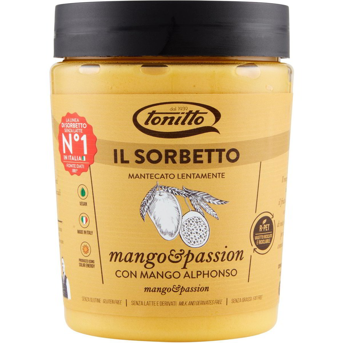 Sorbetto Mango E Passion Fuit TONITTO DAL 1939 310 G Coop Shop