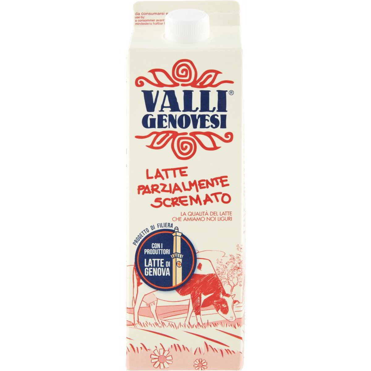 Latte Parzialmente Scremato Pastorizzato Valli Genovesi Ml Coop Shop