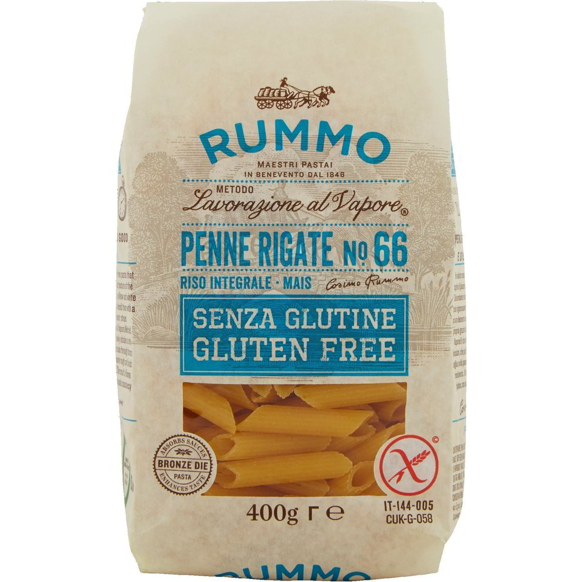 Penne Rigate N 66 RUMMO 400 G Coop Shop