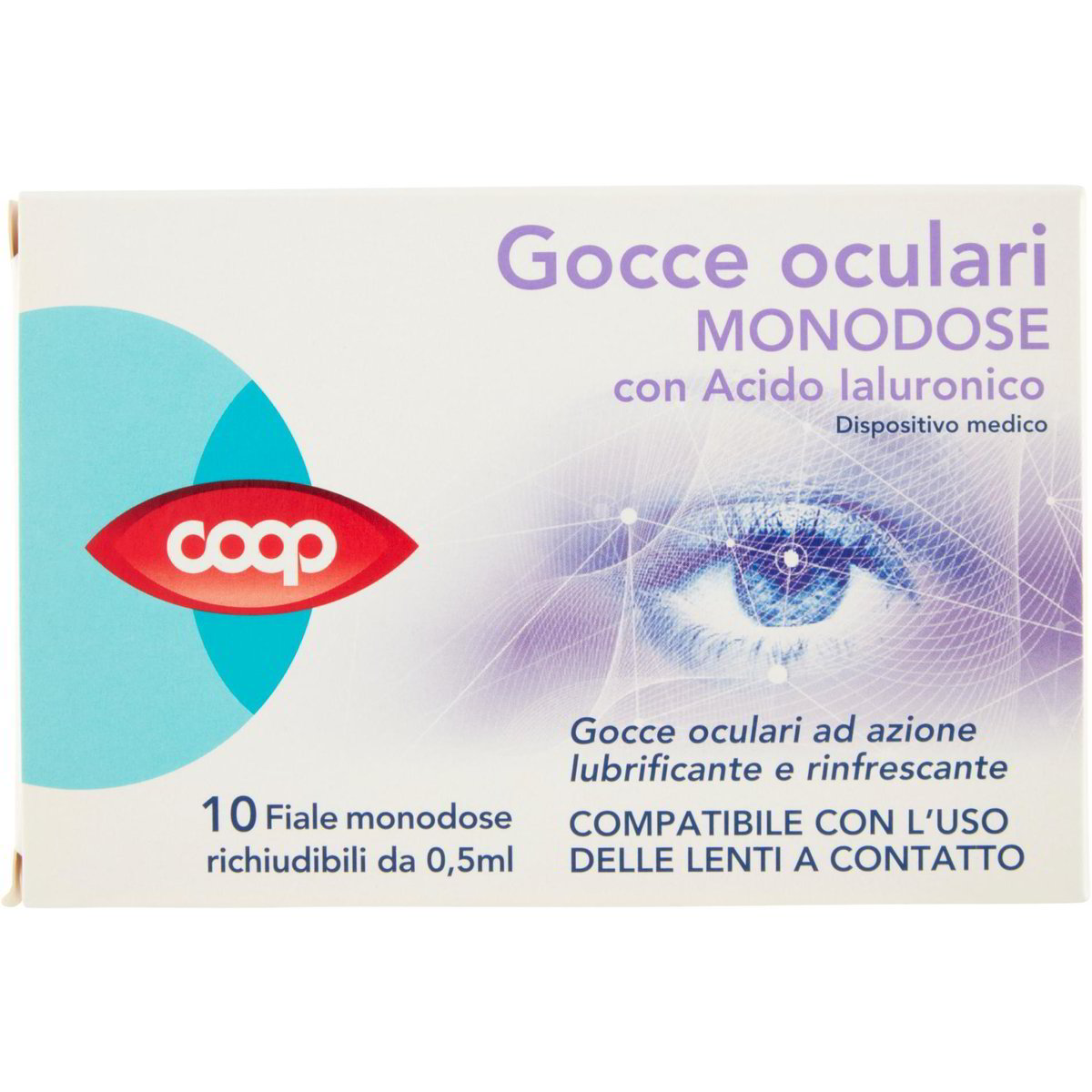 Gocce Oculari Monodose Con Acido Ialuronico COOP 10 X 0 5 ML Coop Shop