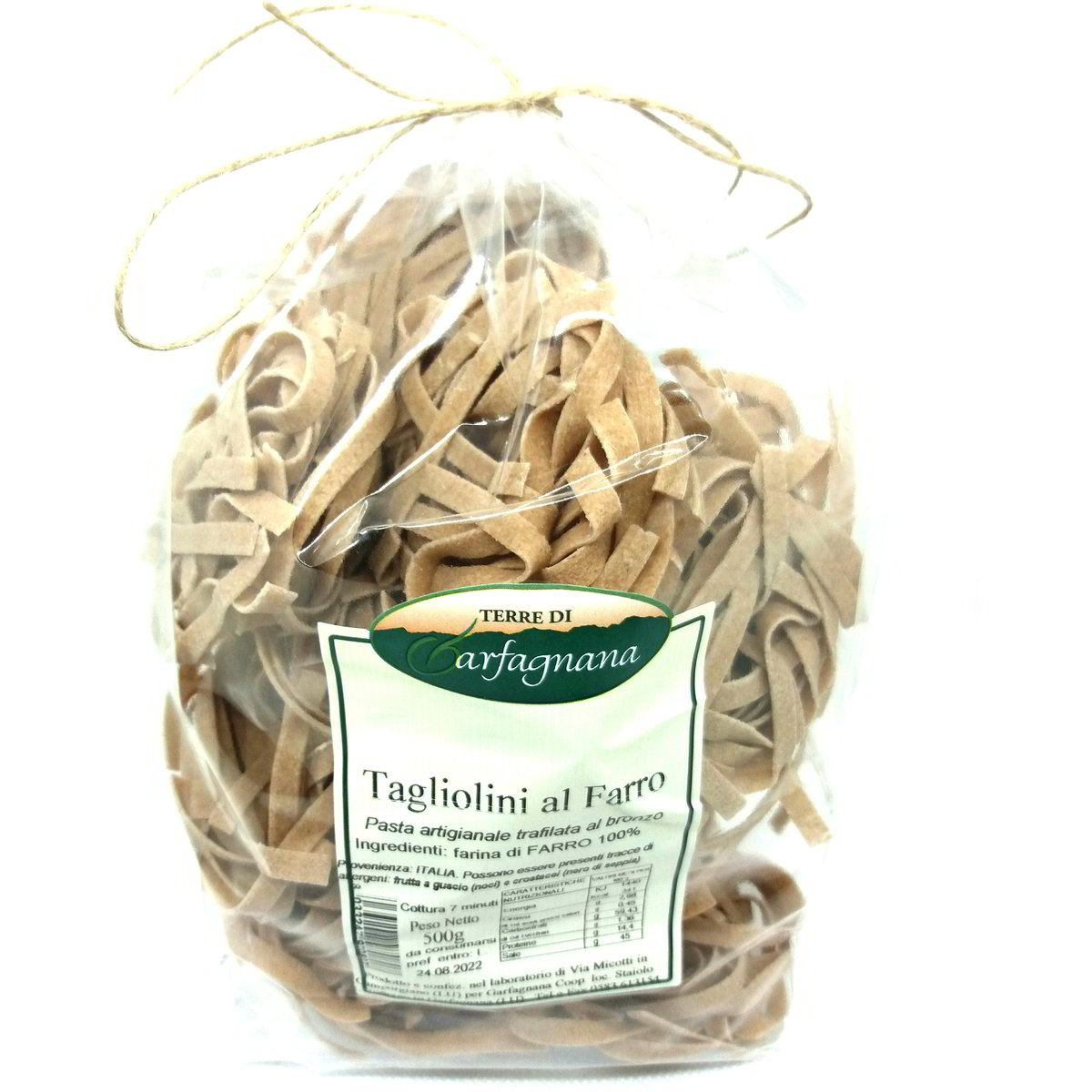 Tagliolini Al Farro Terre Di Garfagnana G Coop Shop