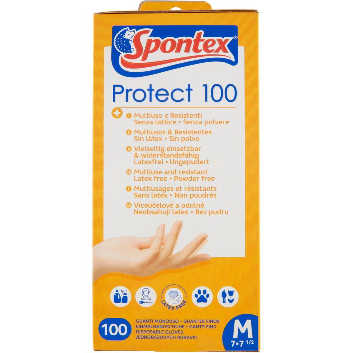 Guanti Monouso Protect Taglia M X Spontex Pz Coop Shop