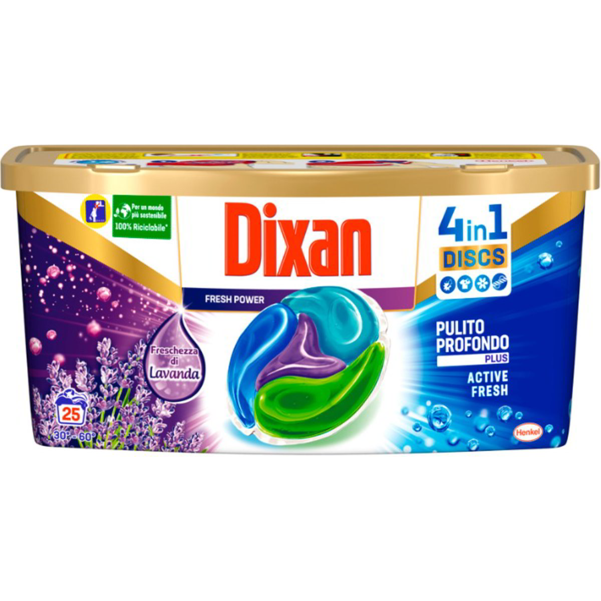 Detersivo Lavatrice Discs Alla Lavanda 25 Lavaggi DIXAN 625 G Coop Shop