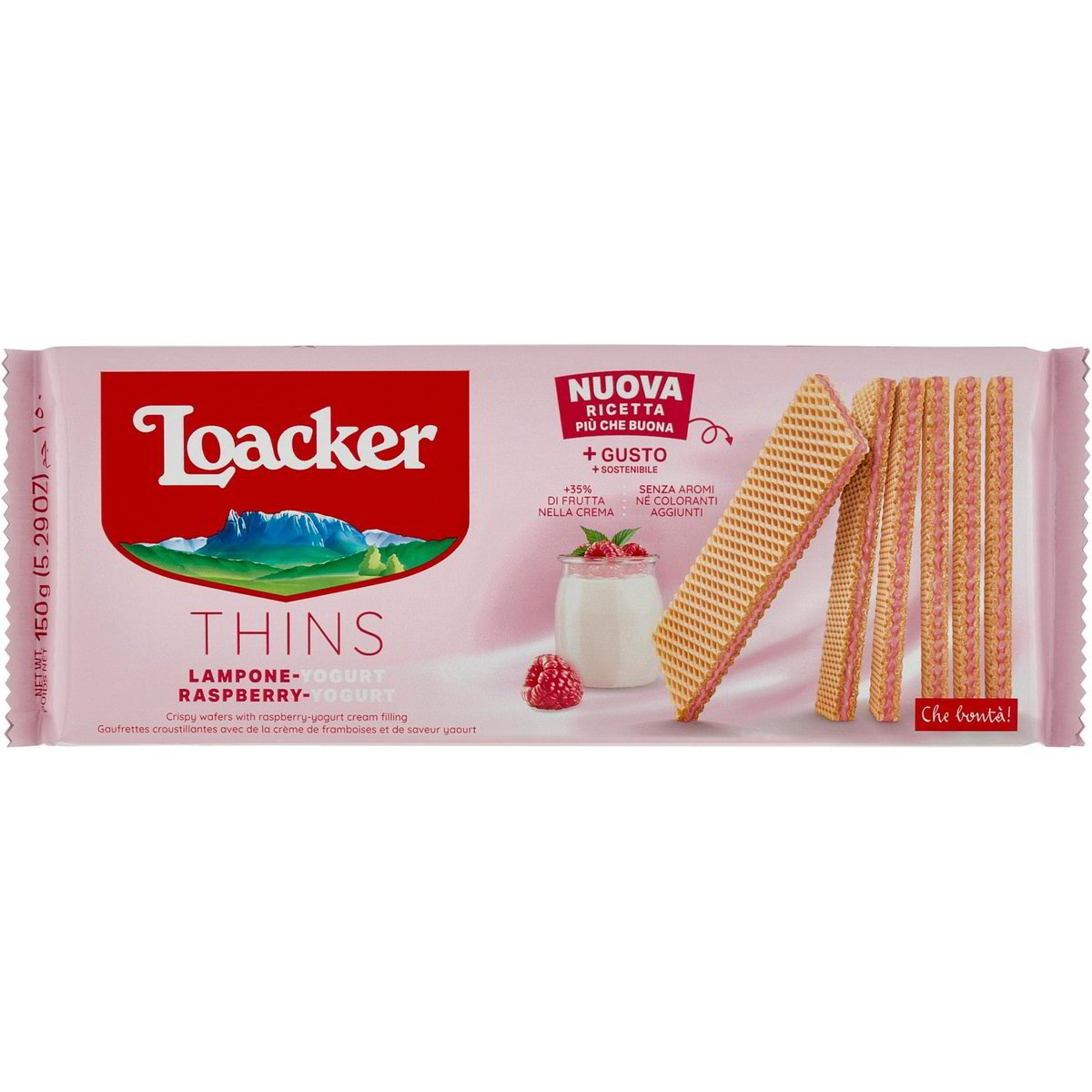 Wafer Al Lampone E Yogurt Loacker G Coop Shop