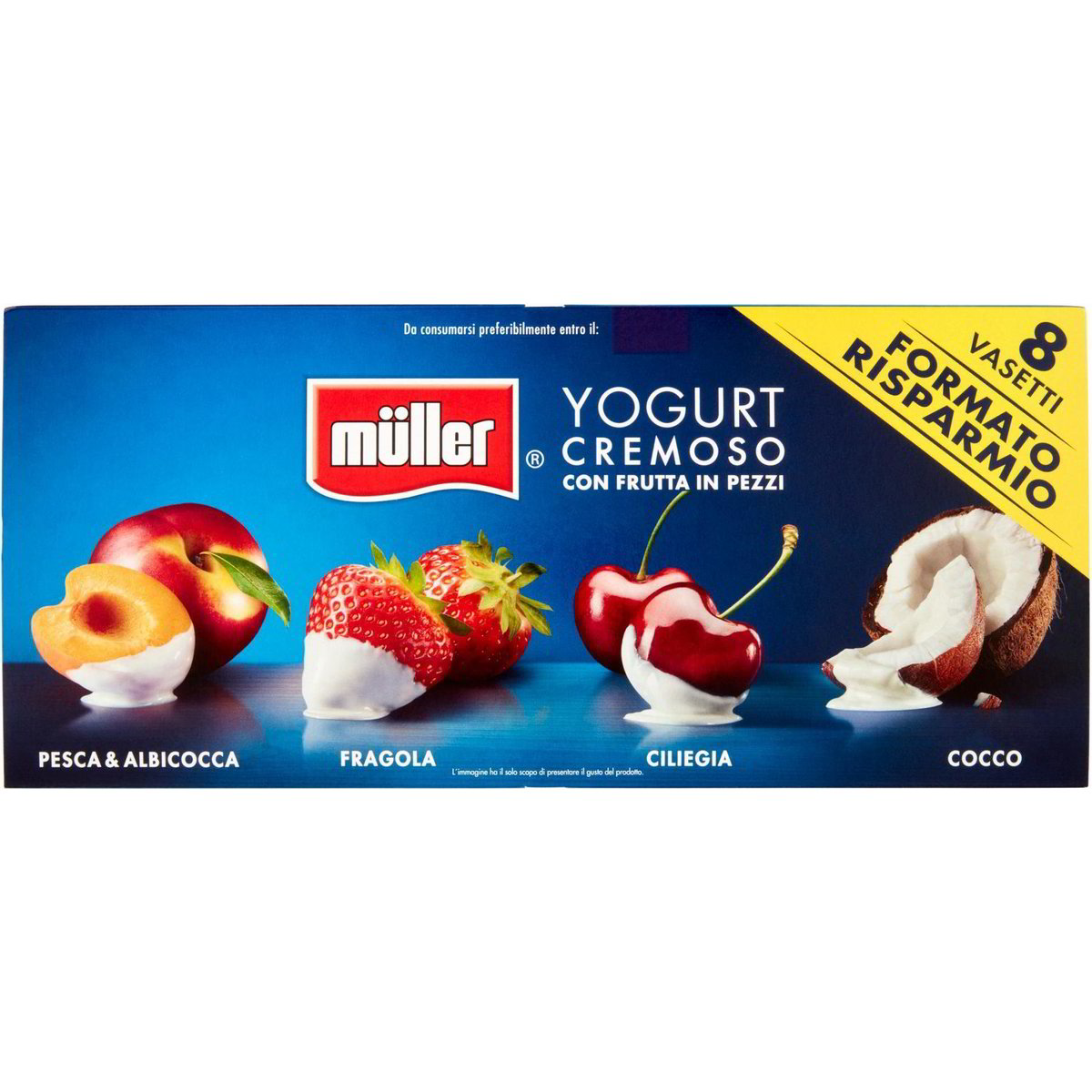 Yogurt Intero Cremoso Con Frutta In Pezzi Muller X G Coop Shop