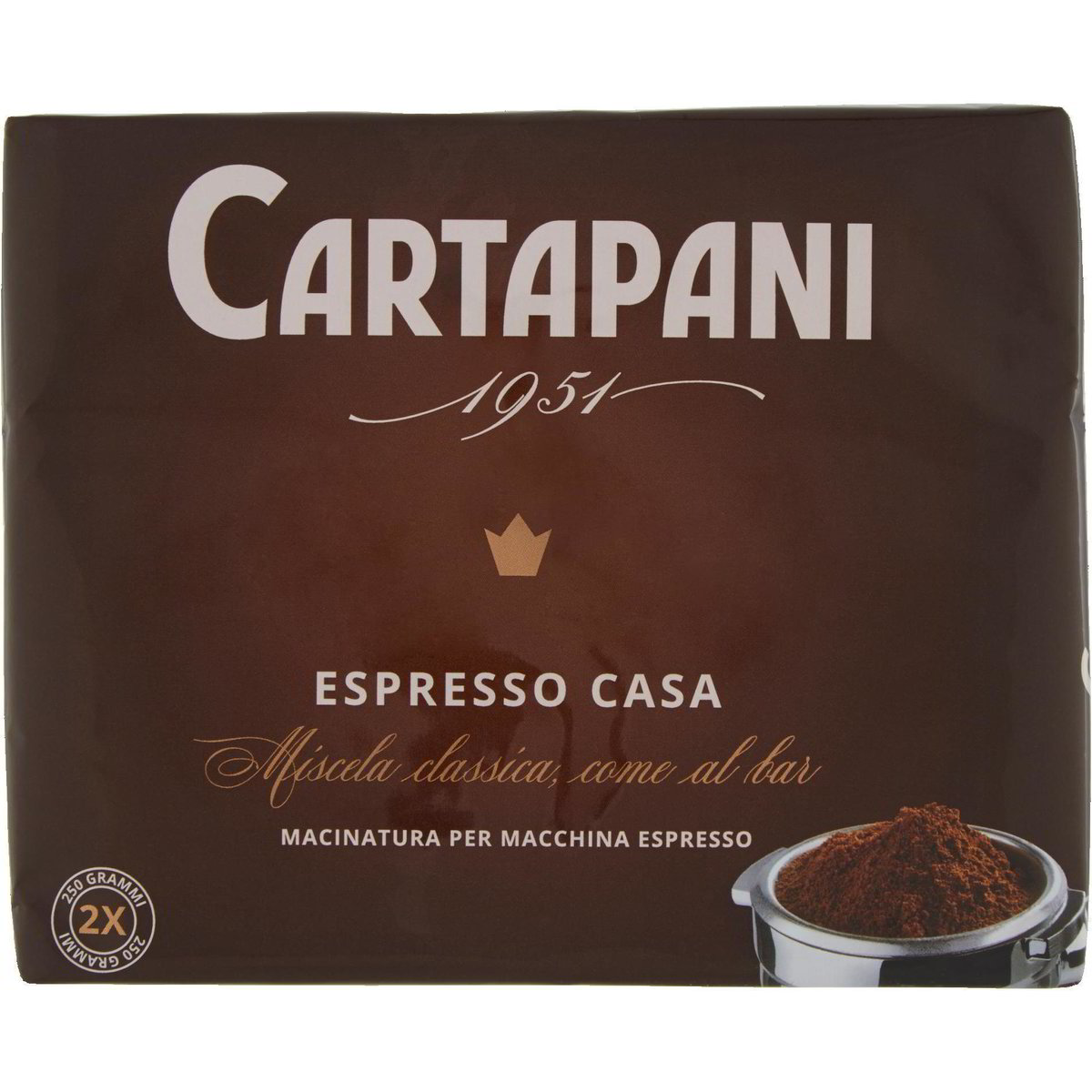 Caffè macinato espresso casa CAFFÈ CARTAPANI 2 X 250 G Coop Shop