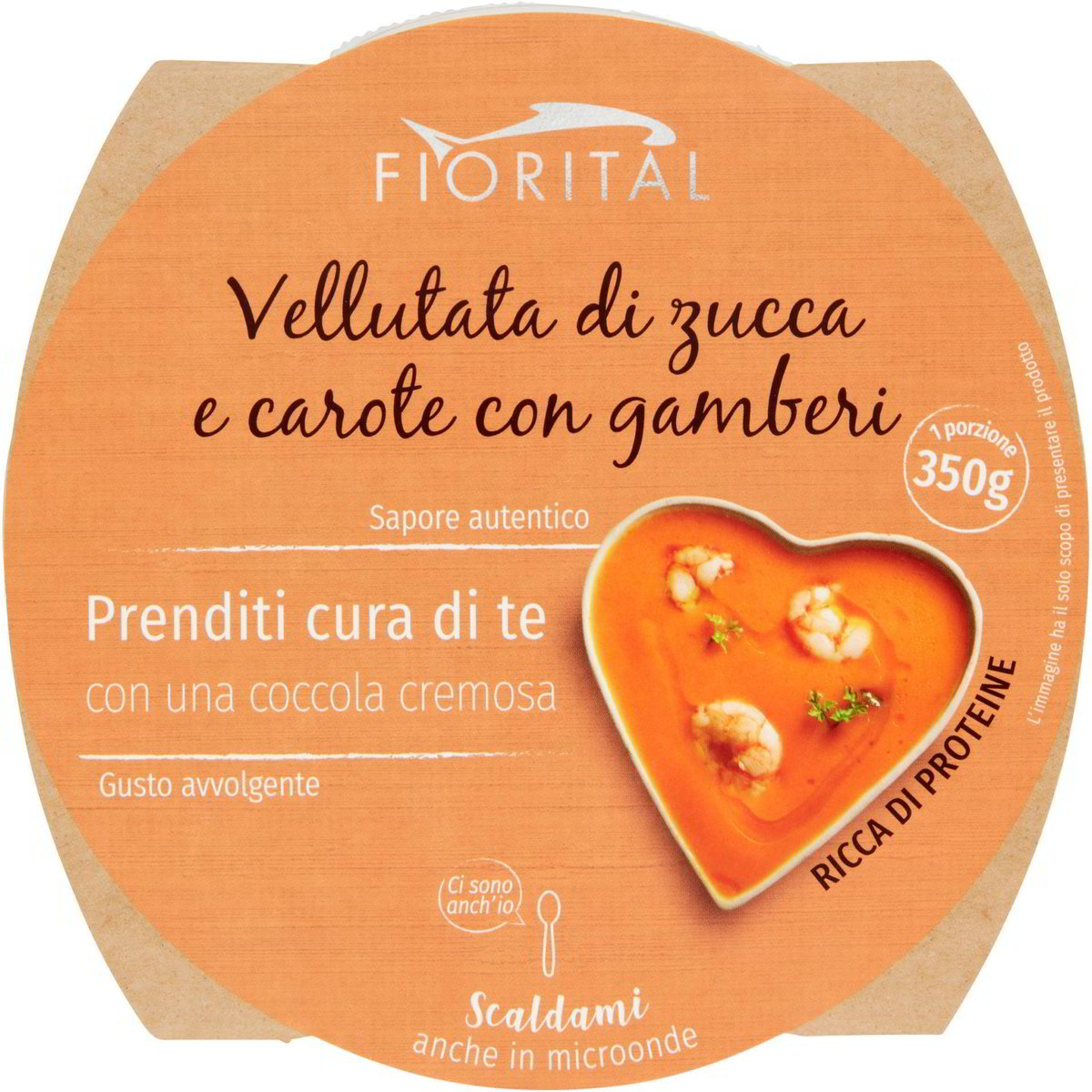 Vellutata Di Zucca E Carote Con Gamberi FIORITAL 350 G Coop Shop