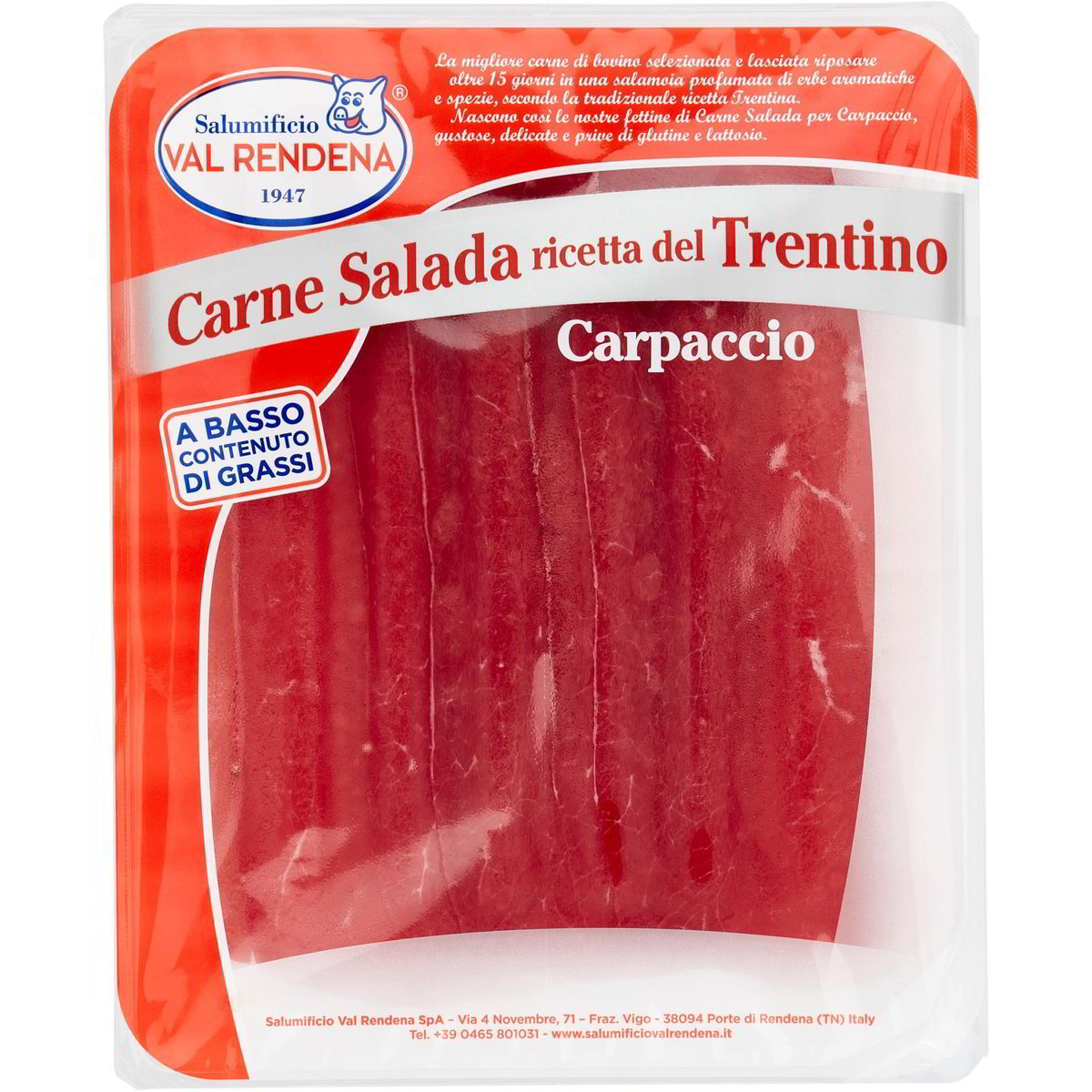 Carne Salada Carpaccio Salumificio Val Rendena G Coop Shop