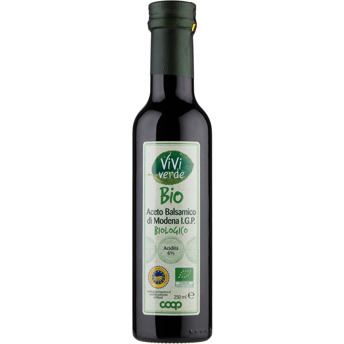 Aceto Balsamico Di Modena Igp COOP VIVI VERDE 250 ML Coop Shop