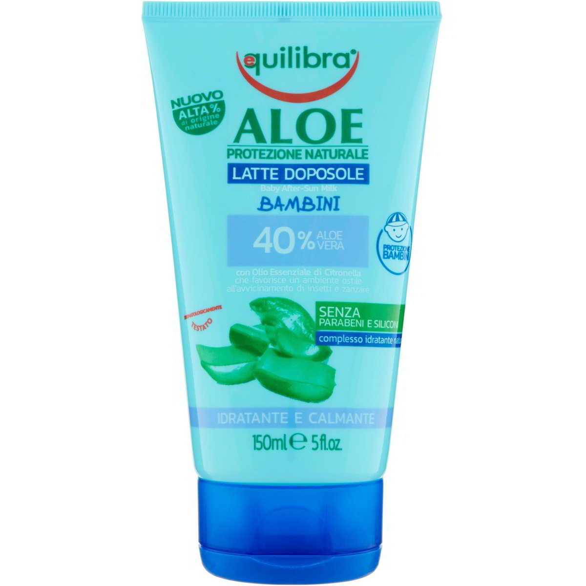 Doposole Bambini Latte Idratante E Calmante Aloe EQUILIBRA 150 ML