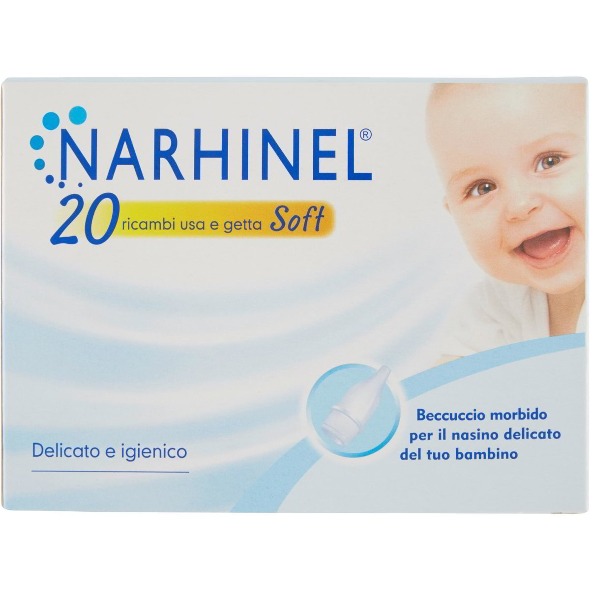 Parafarmaco Rino Ontologico Usa E Getta Soft X20 NARHINEL 1 PZ Coop Shop