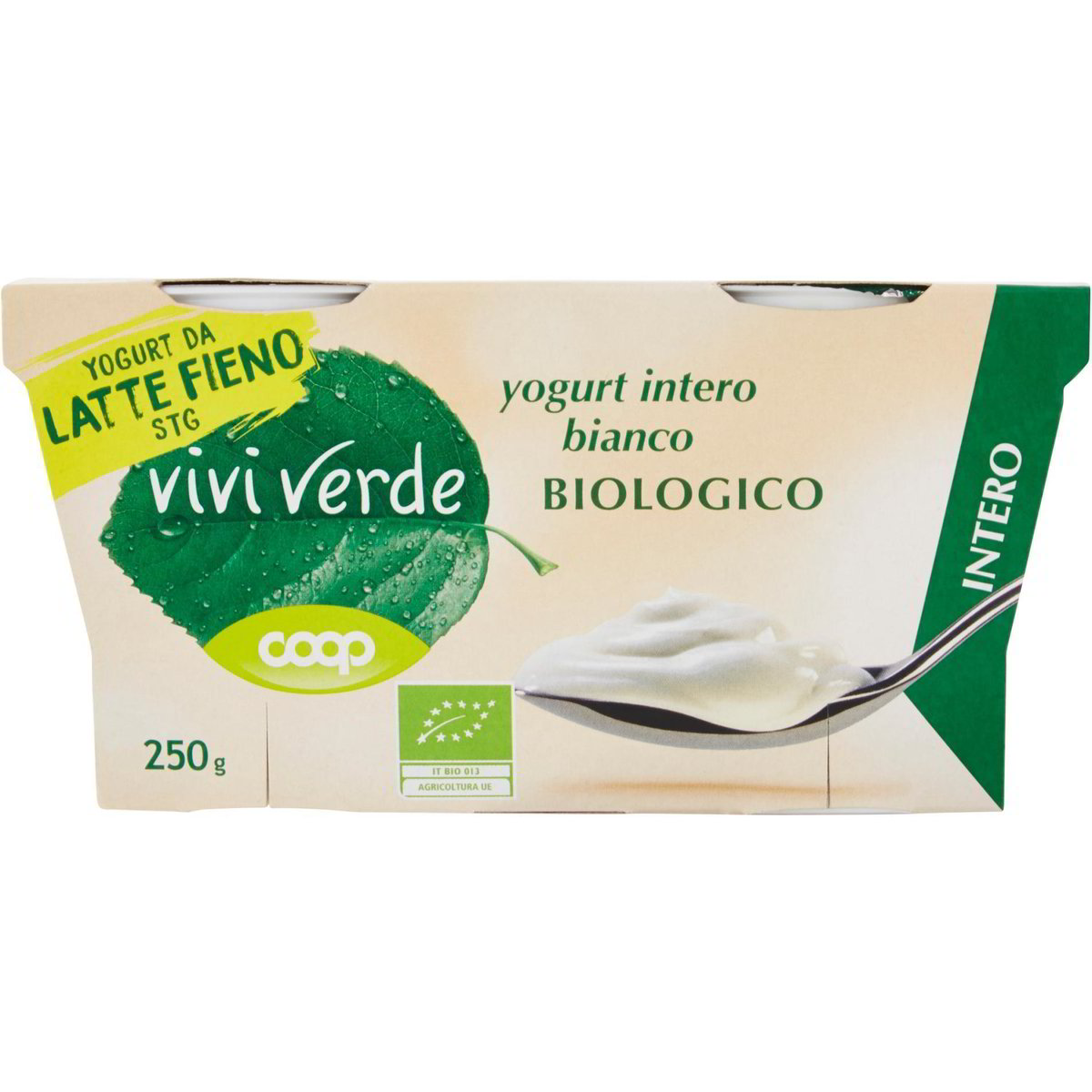 Yogurt Intero Bianco COOP VIVI VERDE 2 X 125 G Coop Shop