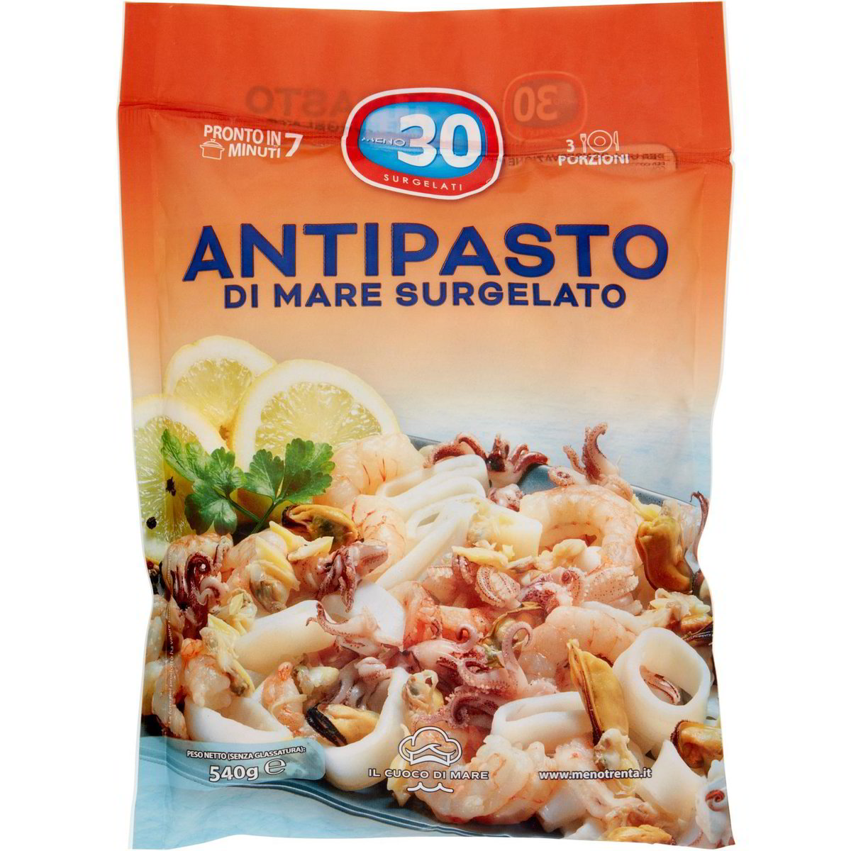 Antipasto Di Mare Pesce Surgelato Cuoco Di Mare MENO 30 540 G Coop Shop