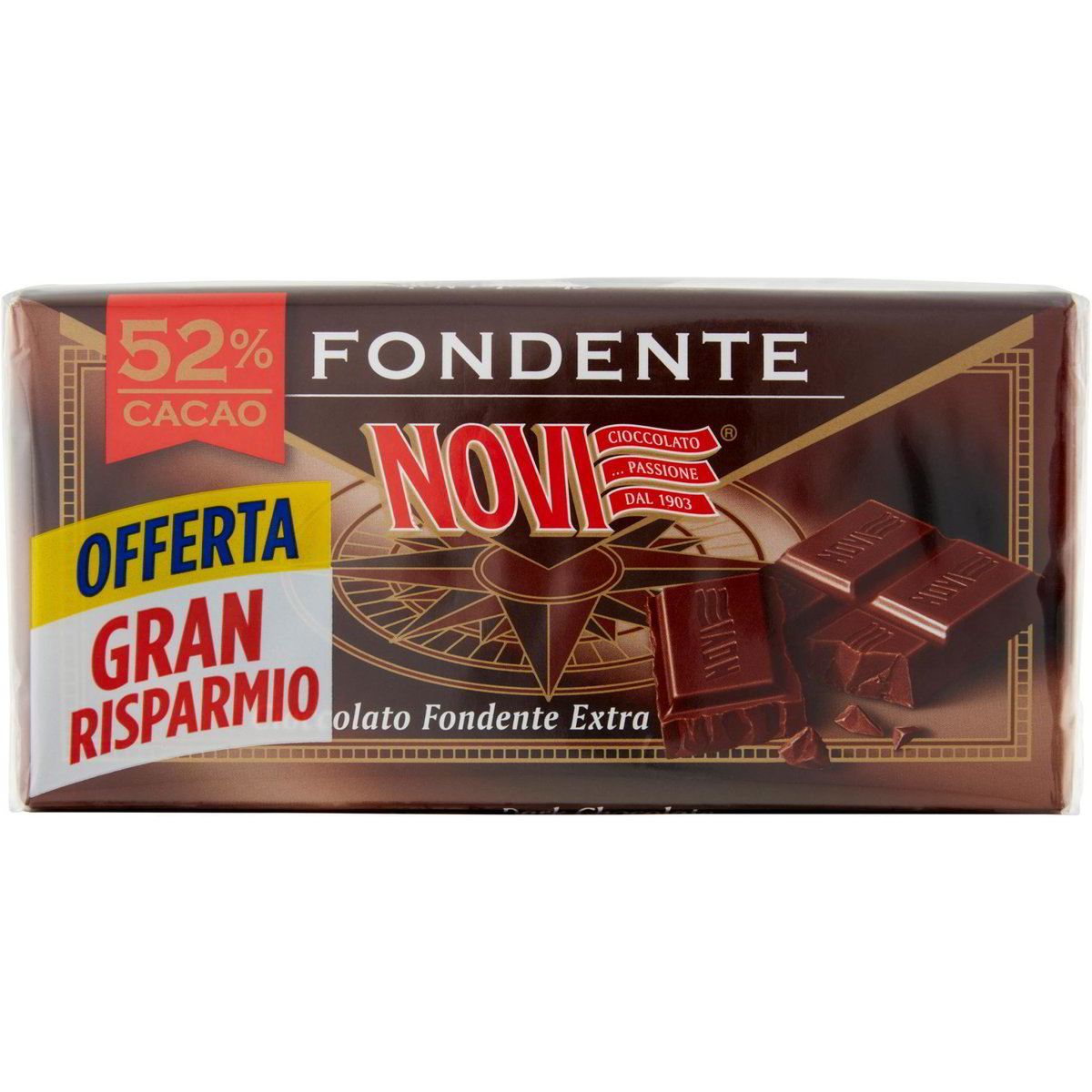 Tavoletta Cioccolato Fondente Extra NOVI 3 X 100 G Coop Shop