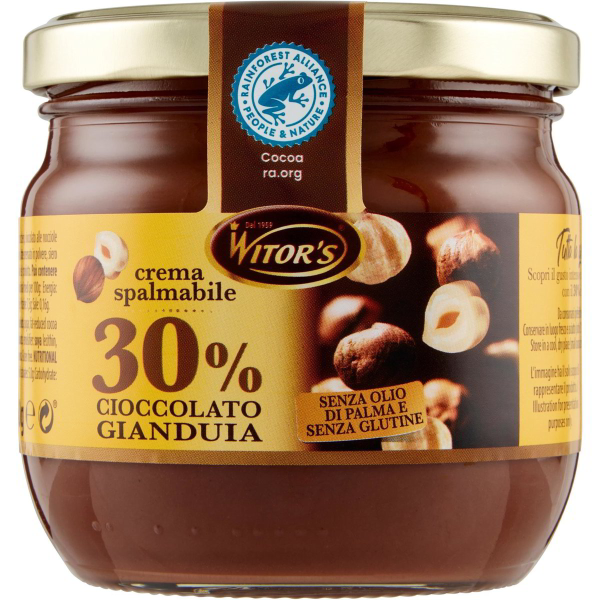 Crema Spalmabile Alla Nocciola E Cacao Witor S G Coop Shop