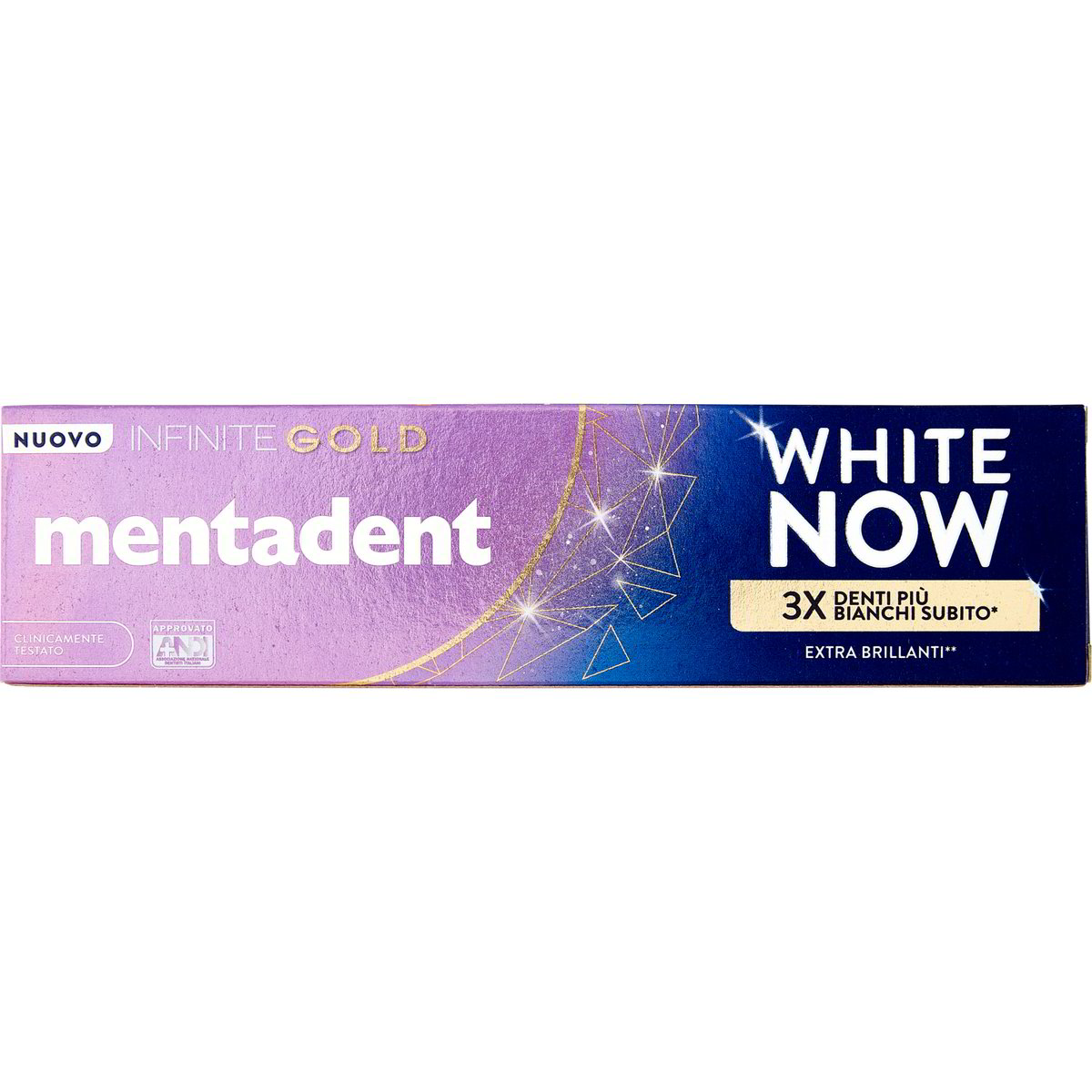 Dentifricio White Now Infinite Gold MENTADENT 75 ML Coop Shop