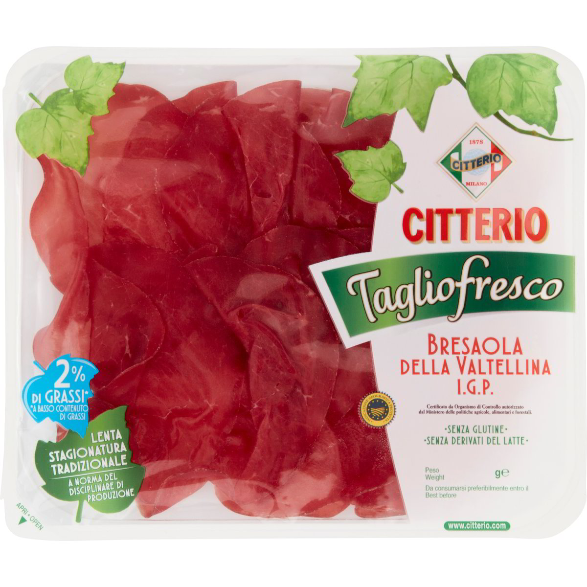 Bresaola Della Valtellina IGP CITTERIO 100 G Coop Shop