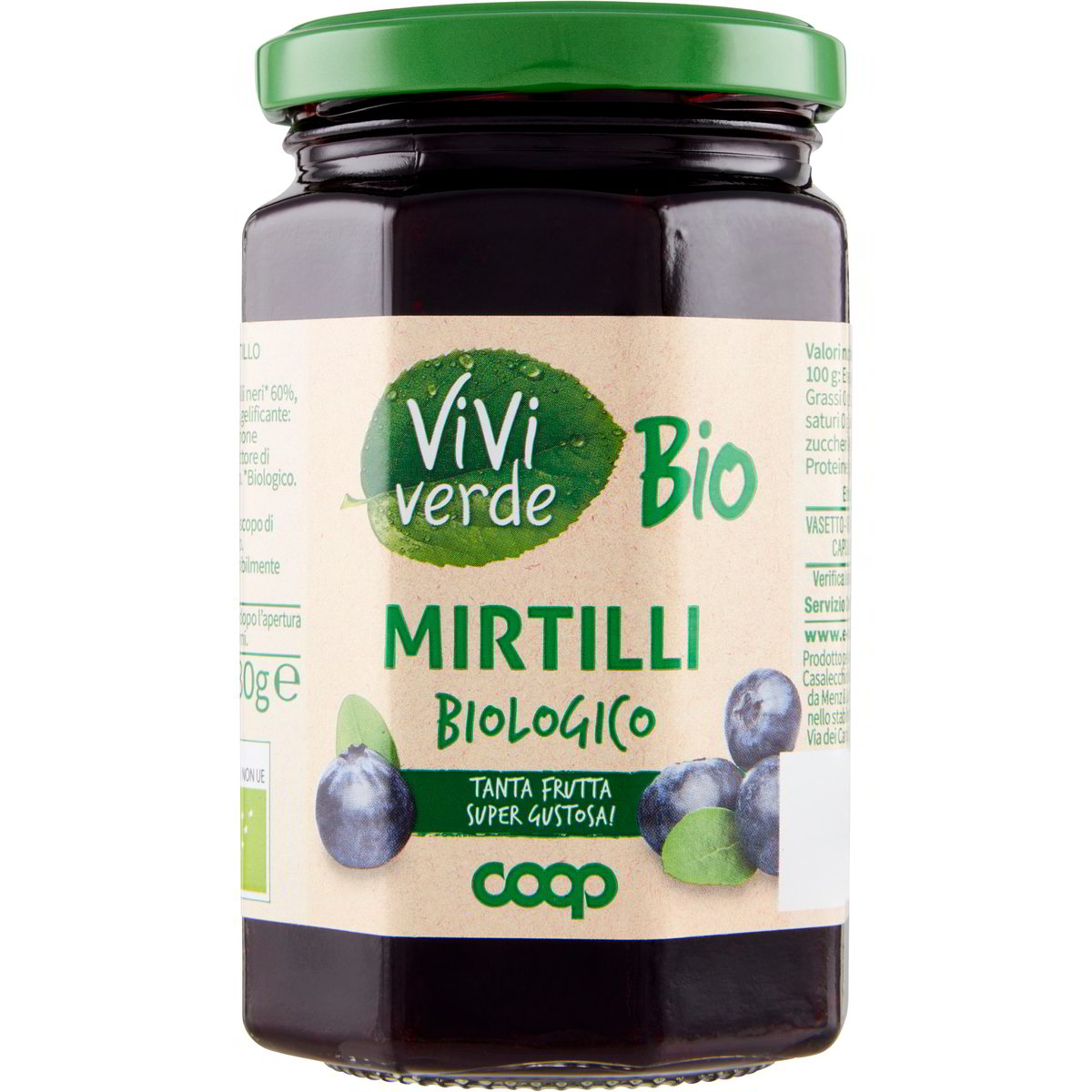 Confettura Di Mirtilli COOP VIVI VERDE 330 G Coop Shop