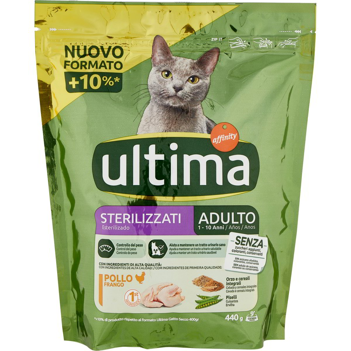 Crocchette Per Gatti Sterilizzati Pollo Affinity Ultima G Coop Shop