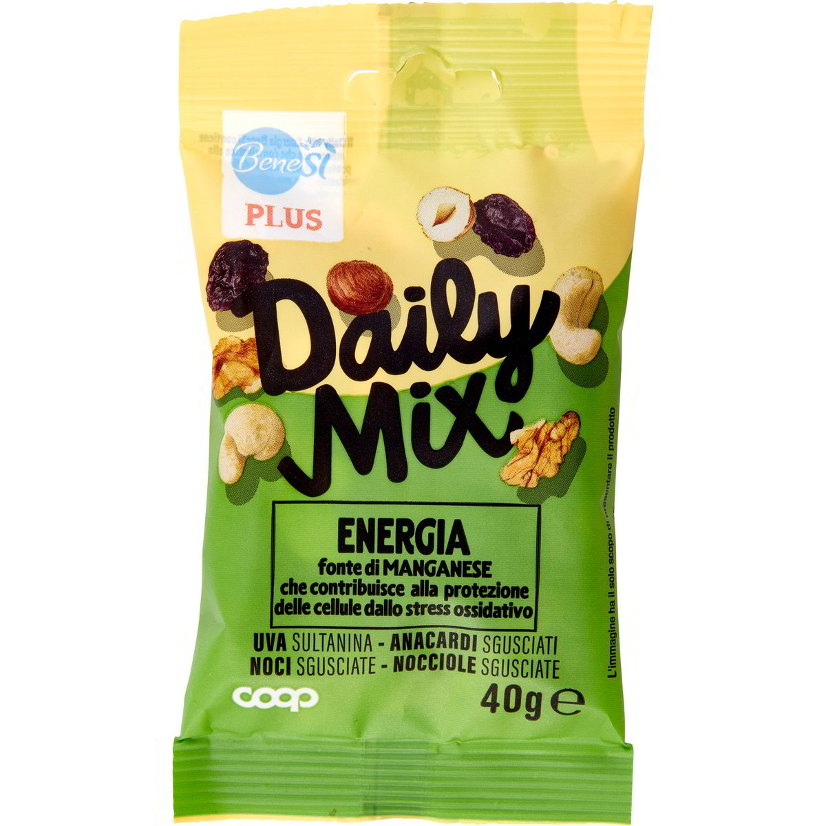 Frutta Secca Daily Mix Energia COOP BENE SI 40 G Coop Shop