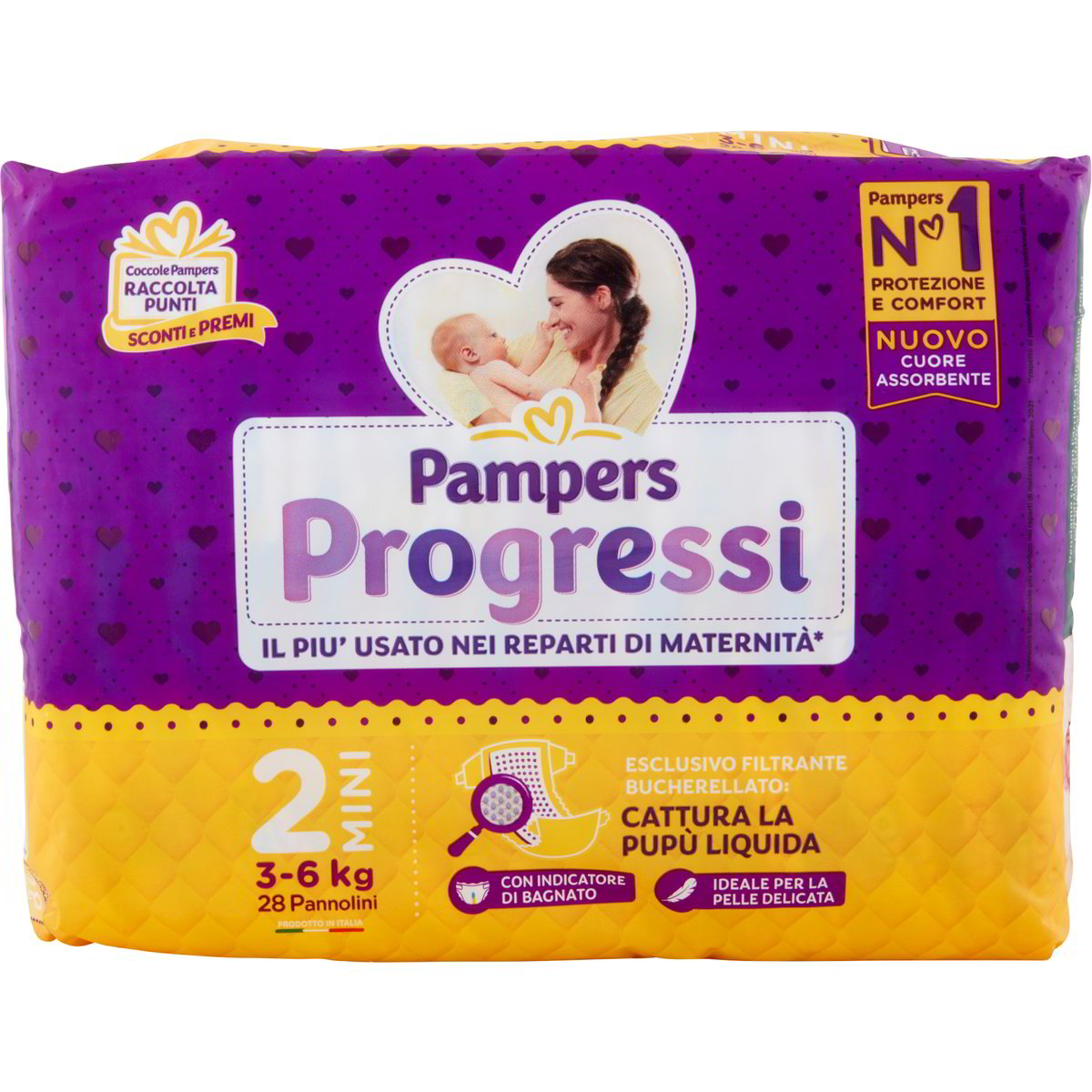 Pannolini Progressi Tg 2 Mini 3 6kg X28 PAMPERS 1 PZ Coop Shop