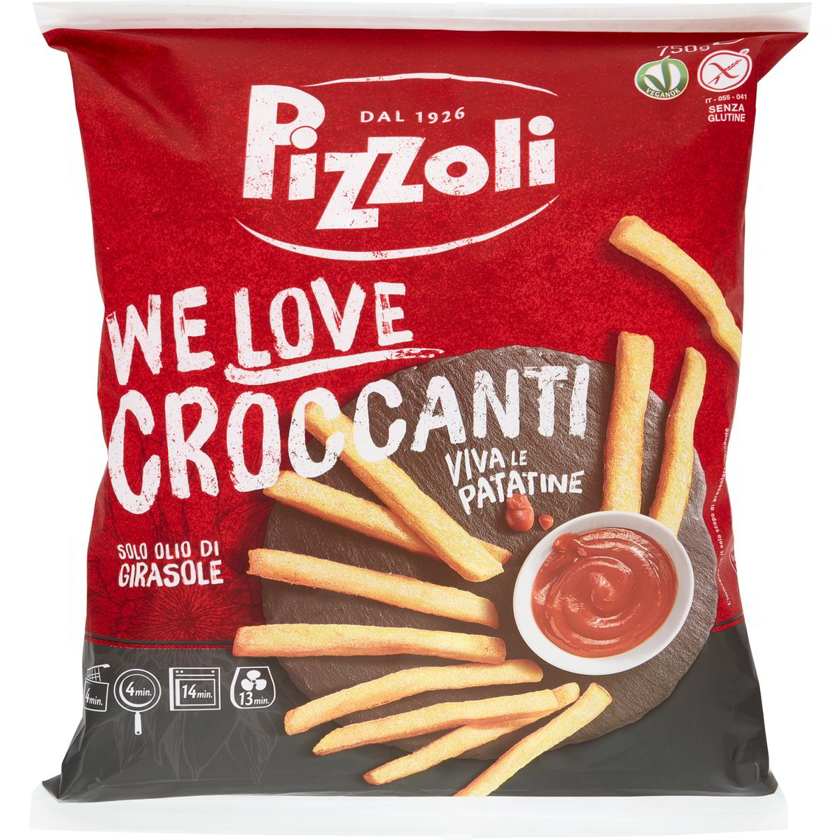 Patate We Love Croccanti PIZZOLI 750 G Coop Shop