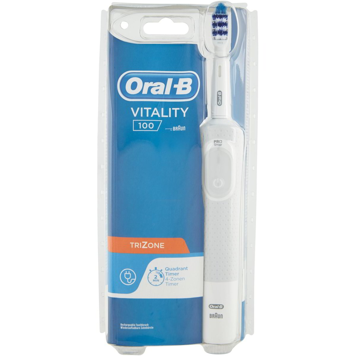 Spazzolino Elettrico Vitality 100 Bianco ORAL B 1 PZ Coop Shop