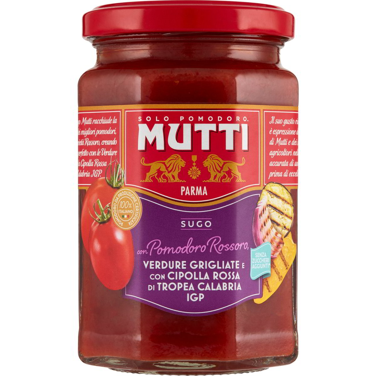 Sugo Semplice Con Verdure Grigliate MUTTI 280 G Coop Shop