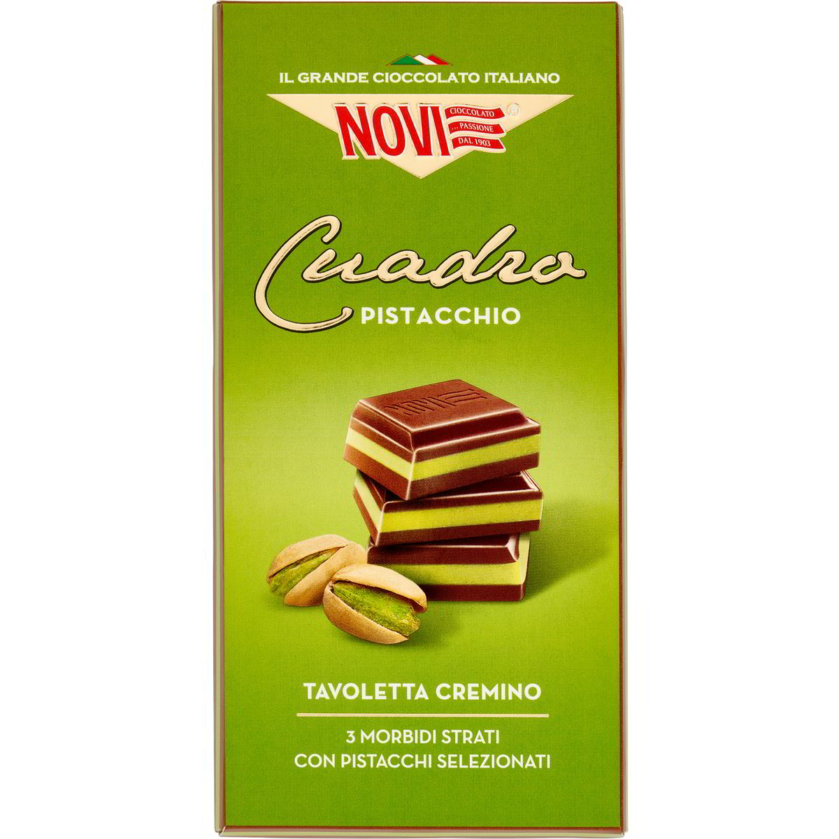 Tavoletta Cioccolato Cremino Al Pistacchio Cuadro NOVI 110 G Coop Shop