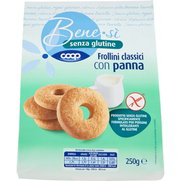 Frollini Classici Con Panna COOP BENE SI 250 G Coop Shop