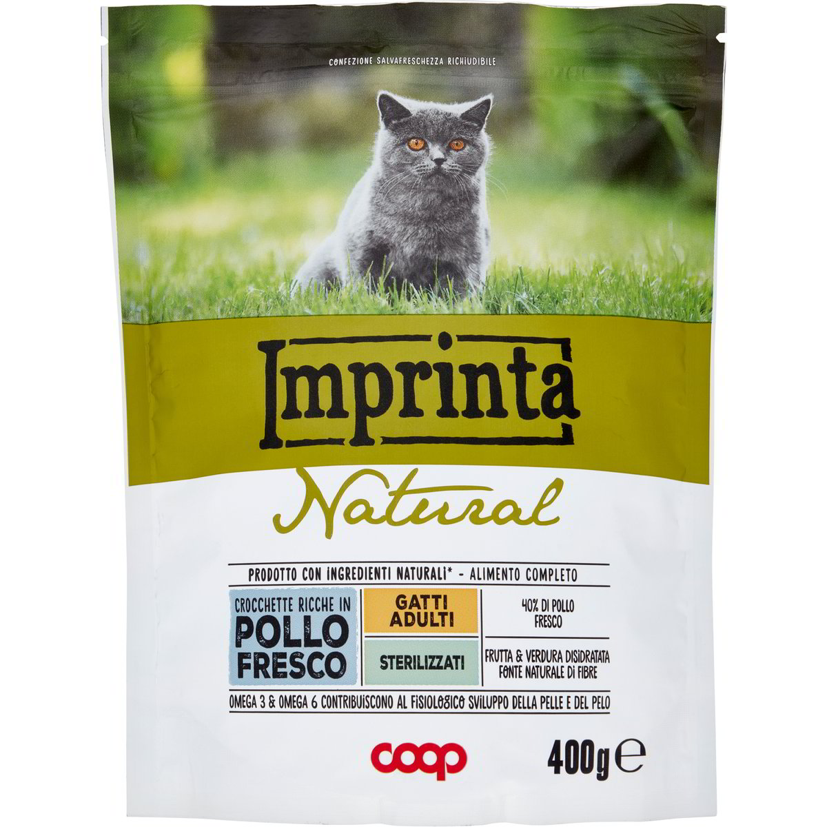 Crocchette Gatti Sterilizzati Natural Pollo Coop Imprinta G