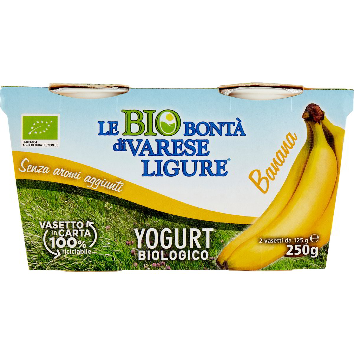 Yogurt alla banana LE BIO BONTÀ DI VARESE LIGURE 2 X 125 G Coop Shop