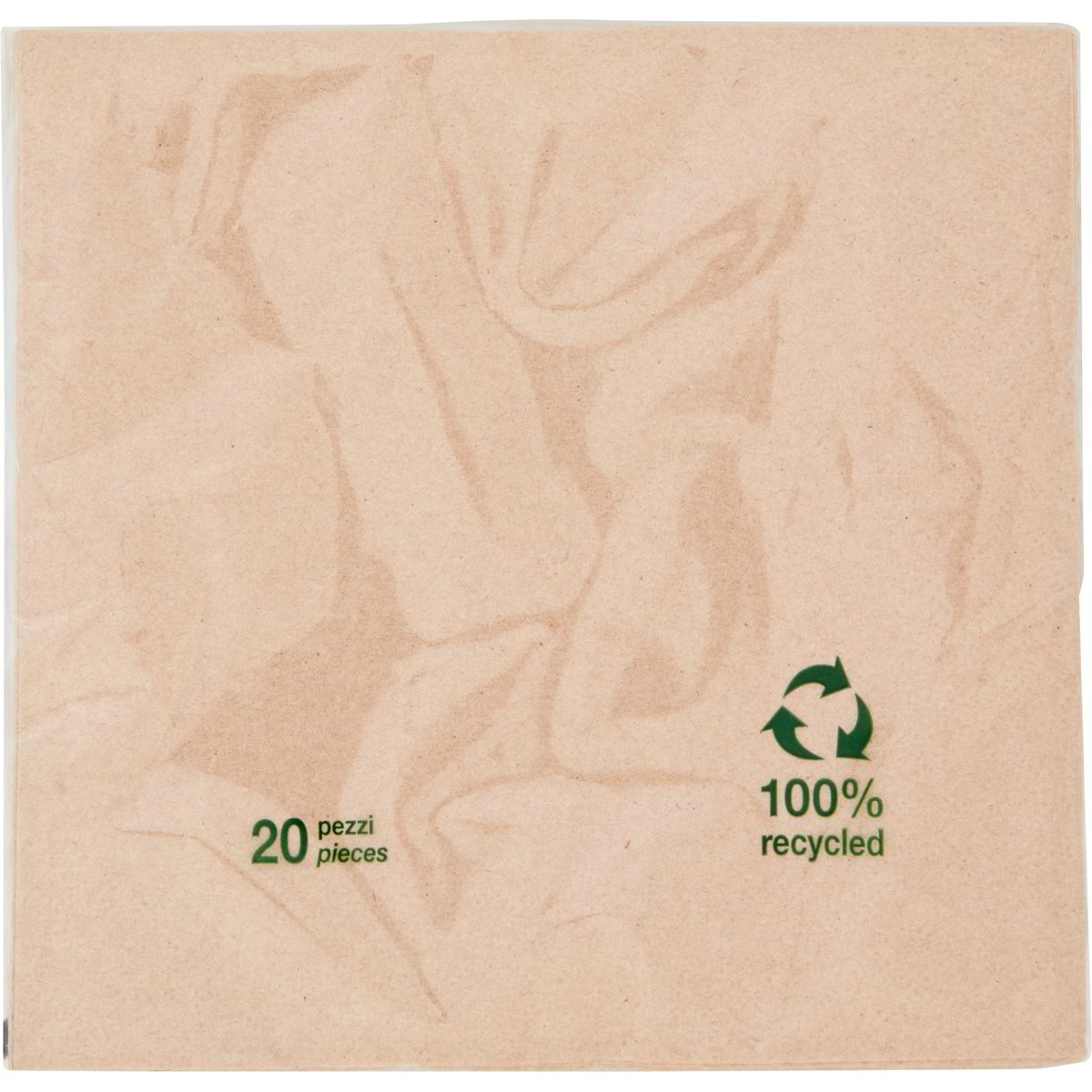 Tovaglioli 2 Veli 33x33cm 100 Recycled X20 PERLAFESTA 1 PZ Coop Shop