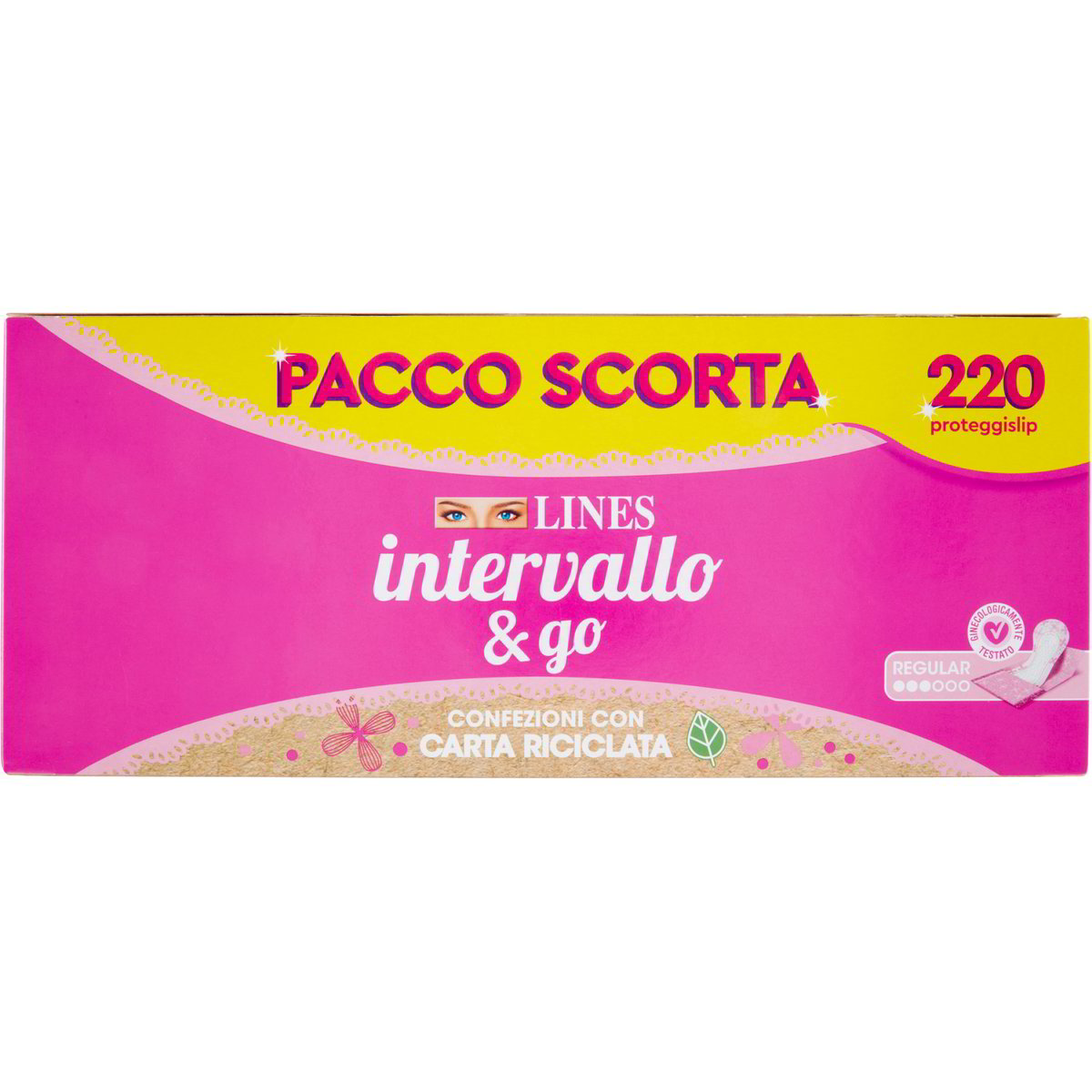 Salvaslip Regular Intervallo E Go X Lines Pz Coop Shop