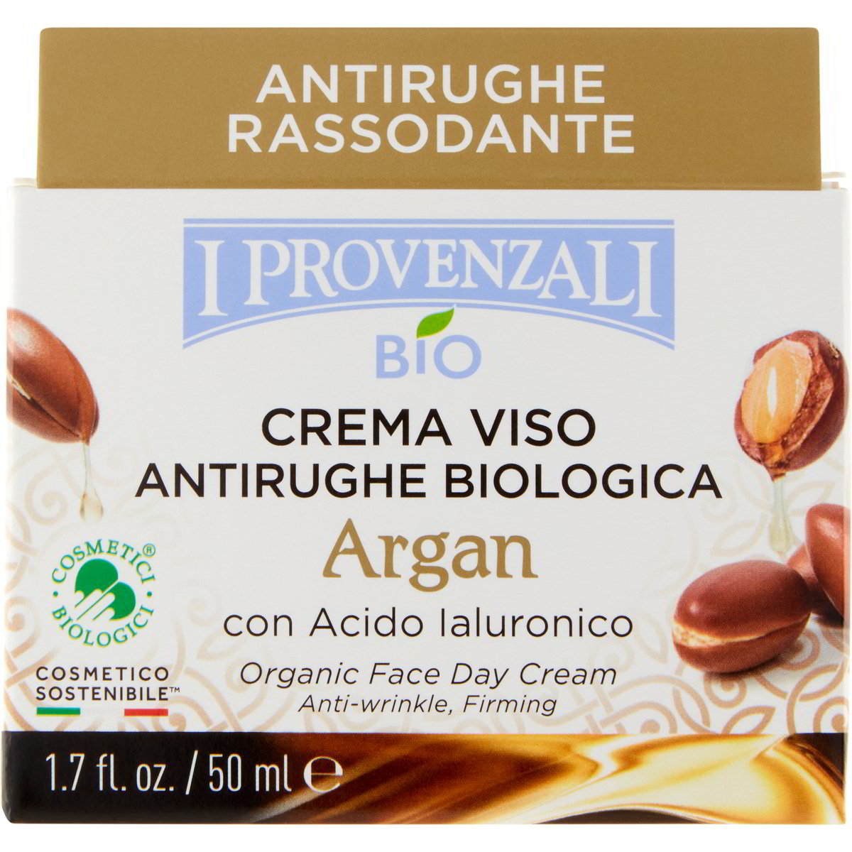 Crema Viso Antirughe Biologica Con Argan I PROVENZALI 50 ML Coop Shop