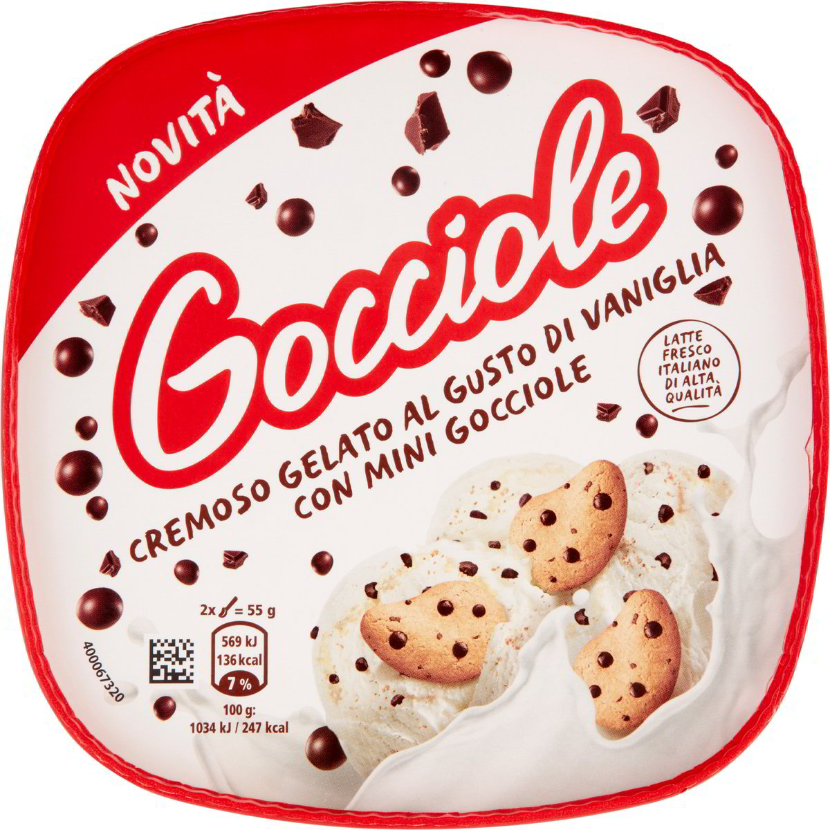 Gelato Alla Vaniglia Con Mini Gocciole Pavesi G Coop Shop