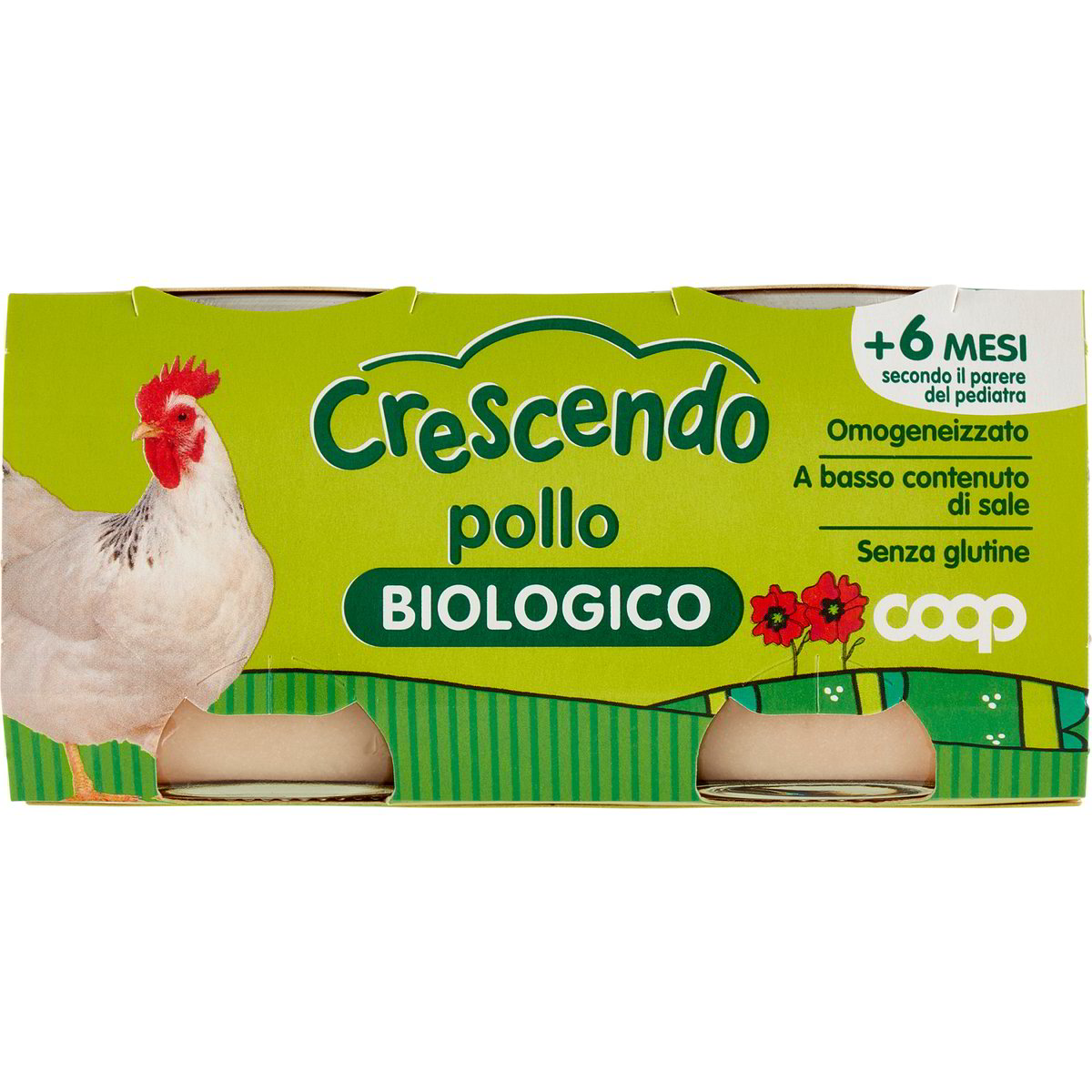 Omogeneizzato Pollo COOP CRESCENDO 2 X 80 G Coop Shop