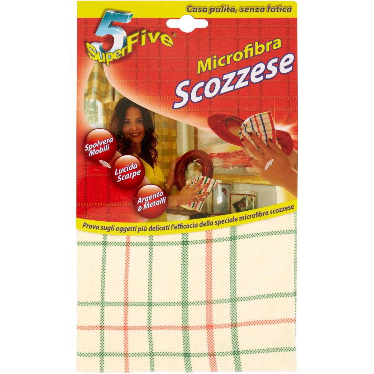 Panno Scozz Microf Super Five Coop Shop