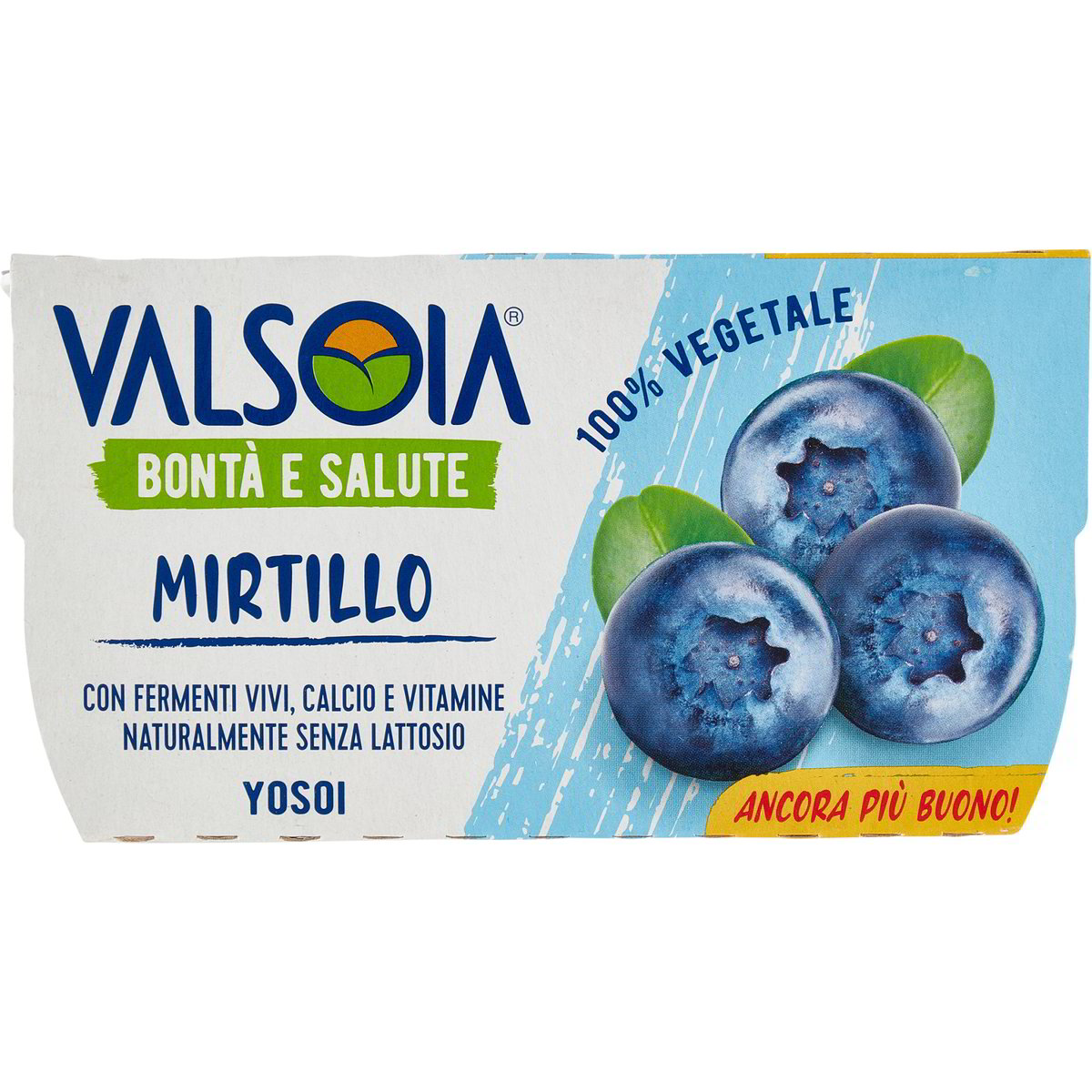 Yogurt Di Soia Al Mirtillo Yosoi VALSOIA 2 X 125 G Coop Shop