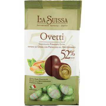 Ovetti cioccolato fondente extra crema pistacchio LA SUISSA 150 G - Coop  Shop