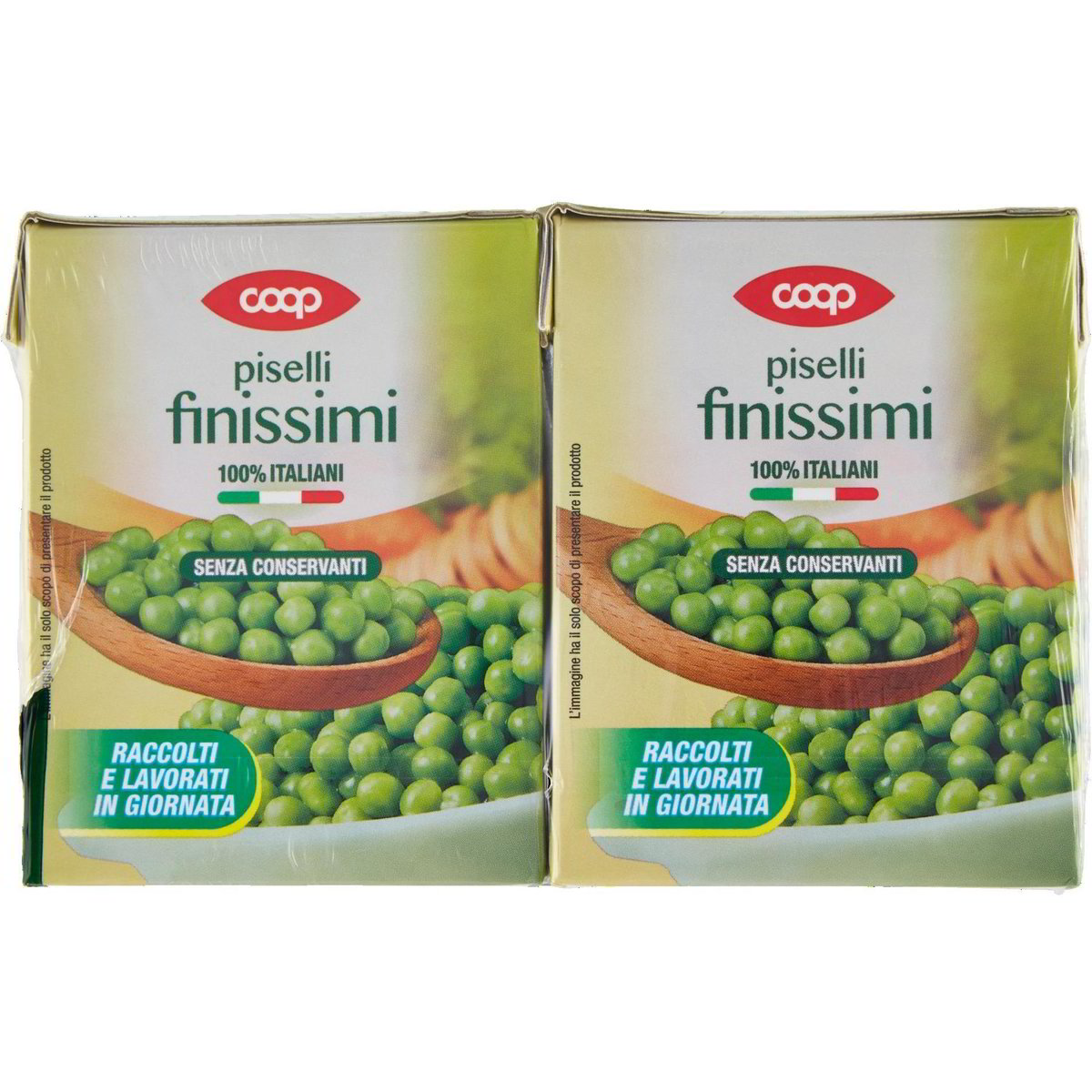 Piselli finissimi COOP 2 X 380 G - Coop Shop