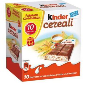 BARRETTE DI CIOOCOLATO AI CEREALI Kinder gr 212