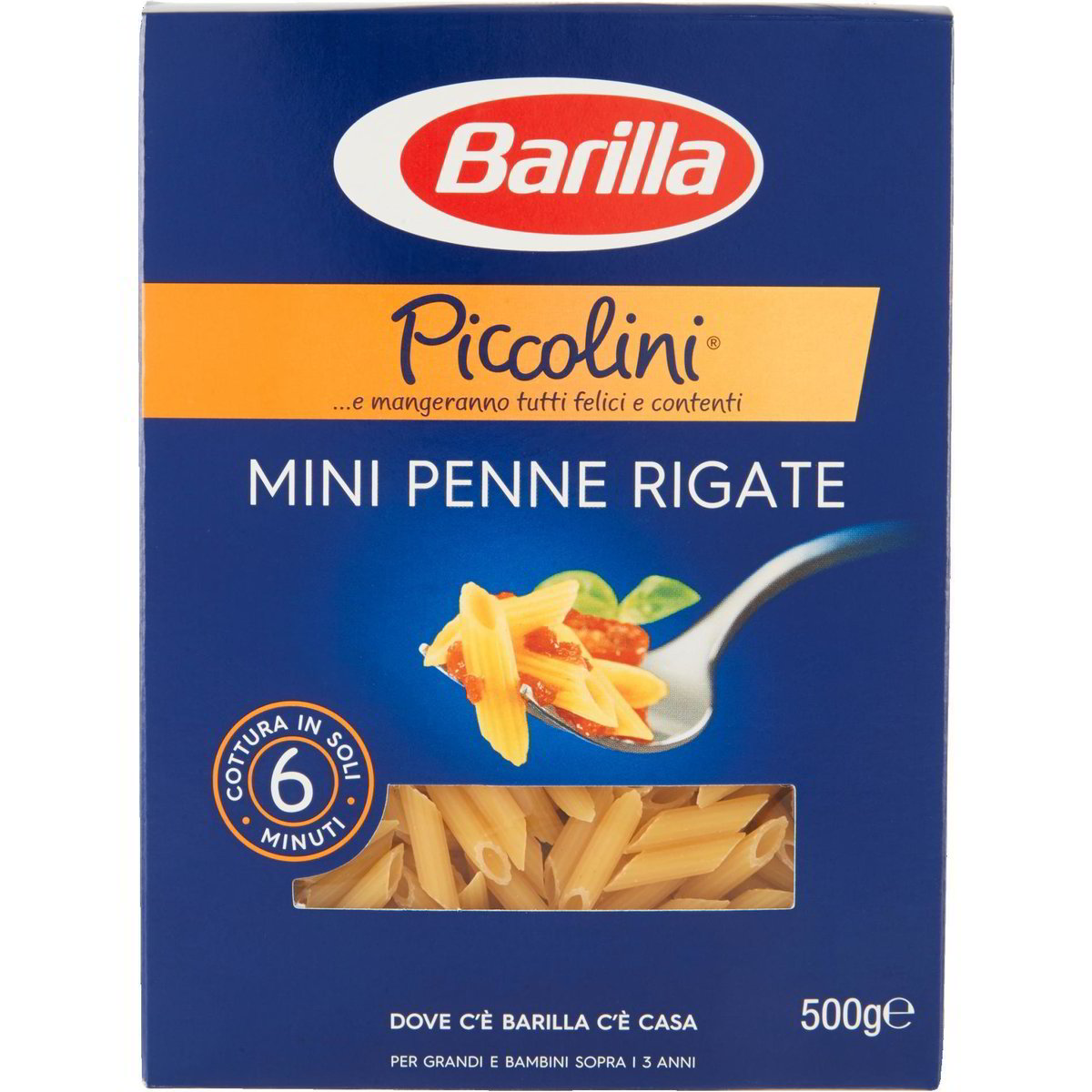 Penne rigate mini piccolini BARILLA 500 G - Coop Shop