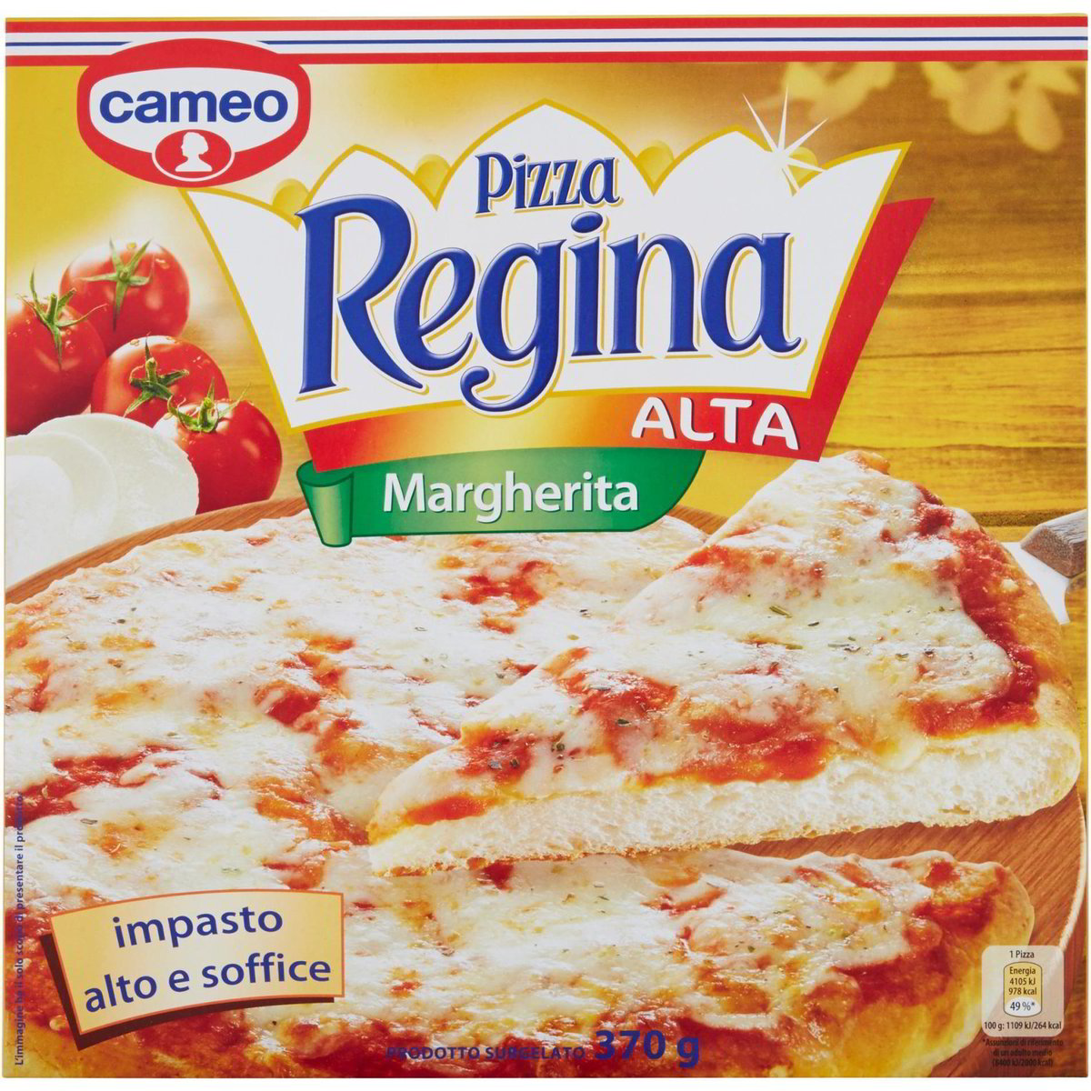 Pizza Surgelata Alta Margherita Cameo 370 G Coop Shop