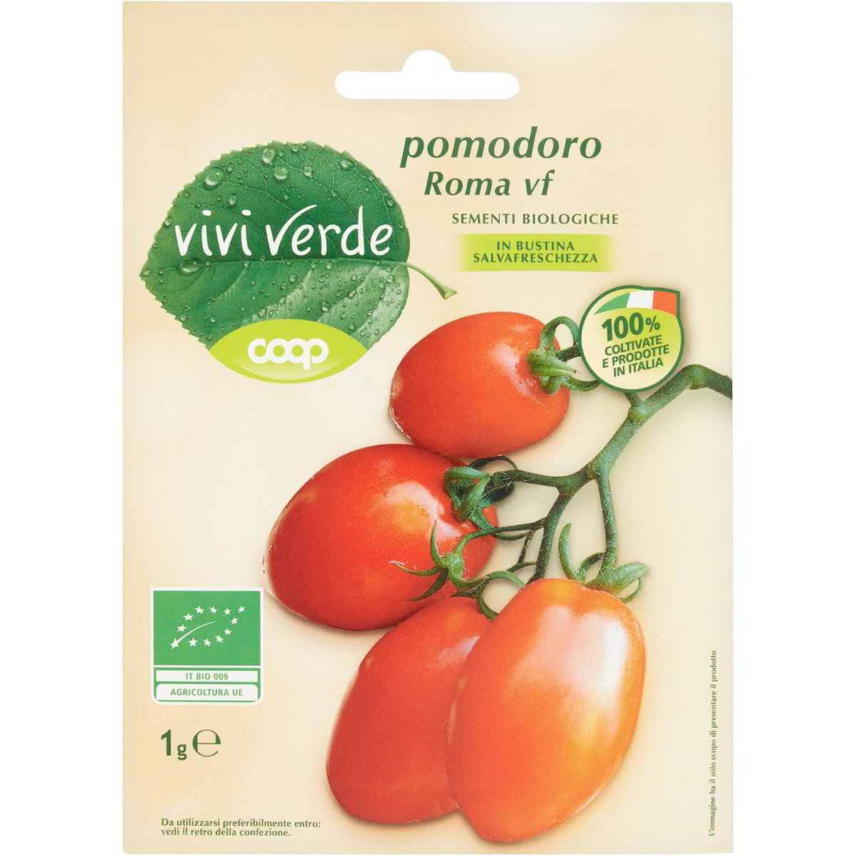 Sementi pomodoro roma COOP - VIVI VERDE 1 G - Coop Shop